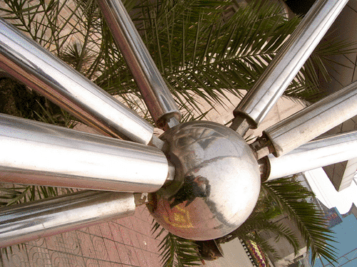 柳州不锈钢螺栓球网架